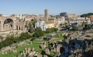 Roman,Forum.,Rome.,Italy.,08.,March.,2017.,Panorama,Of,The